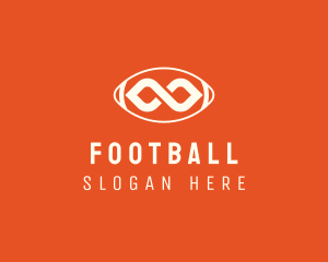 Football Sports Infinity logo design