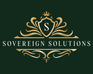 Sovereign - Shield Royal Emblem logo design