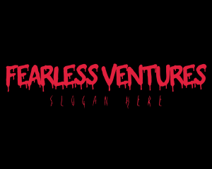Fear - Spooky Blood Business logo design