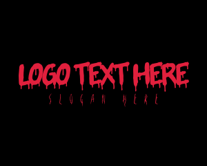 Terror - Spooky Blood Business logo design