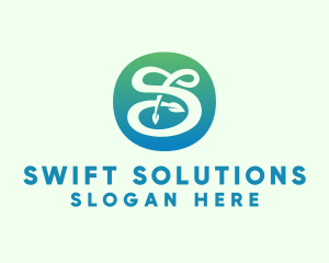 Environmental Letter S logo design