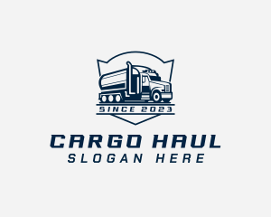 Fuel Truck Transportation logo design