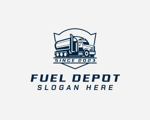 Gasoline - Fuel Truck Transportation logo design