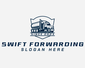 Fuel Truck Transportation logo design