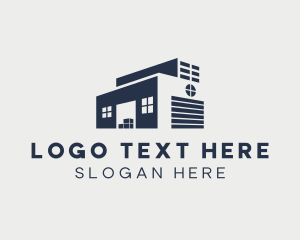 Storage - Warehouse Factory  Facility logo design