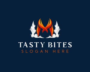 Cuisine - Hot Flaming Cuisine logo design