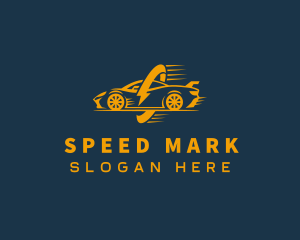 Lightning Fast Car logo design