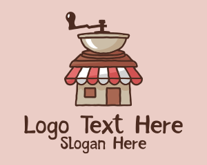 Coffee Shop - Coffee Grinder Shop logo design