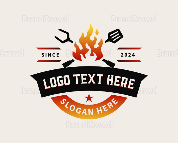 BBQ Flame Grill Logo