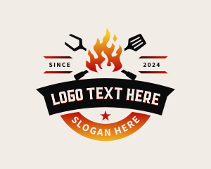  BBQ Flame Grill Logo