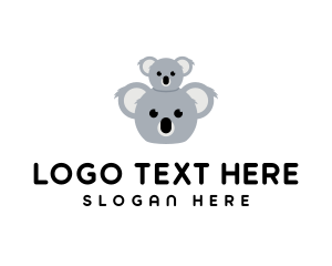 Animal - Koala Wildlife Zoo logo design