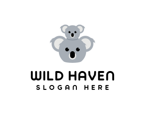 Koala Wildlife Zoo logo design