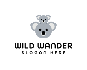 Koala Wildlife Zoo logo design