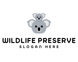 Koala Wildlife Zoo logo design