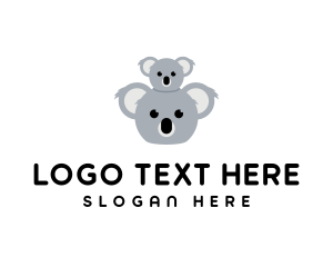 Koala Wildlife Zoo Logo