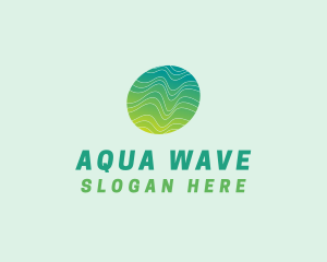 Green Wave Tech logo design