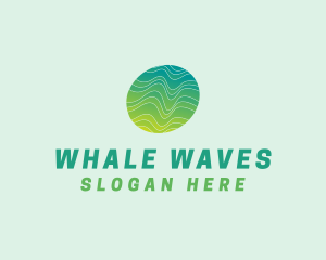 Green Wave Tech logo design