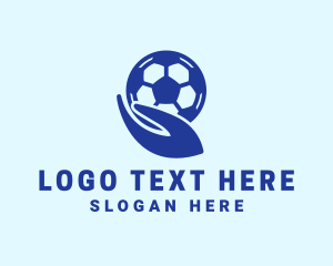 Hold - Soccer Player Hand logo design