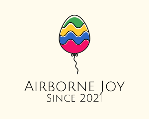 Cute Multicolor Balloon logo design