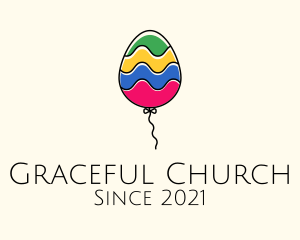 Daycare - Cute Multicolor Balloon logo design