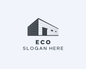 Storage Building Warehouse Logo