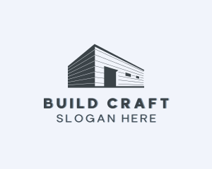 Storage Building Warehouse logo design