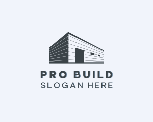 Storage Building Warehouse logo design