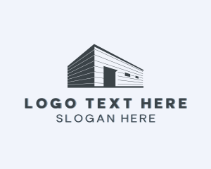Delivery - Storage Building Warehouse logo design