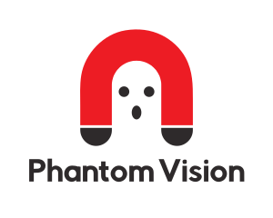 Phantom - Ghost Magnet Cartoon logo design