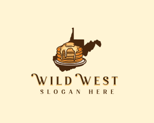 West Virginia Pancakes logo design