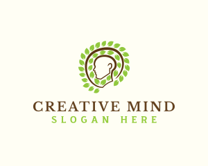 Human Head Nature logo design