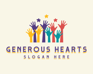 Philanthropy - Creative Hand Community logo design