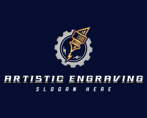 Laser Engraving Machine logo design