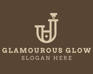 Glamourous - Elegant Perfume Letter J logo design