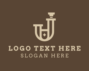 Eau De Toilette - Elegant Perfume Letter J logo design