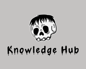 Rock Band - Punk Skull Skeleton logo design