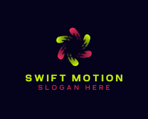 Motion - Motion Tech Swirl logo design