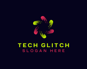 Motion Tech Swirl logo design