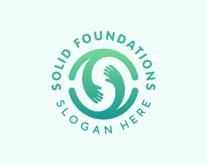 Humanitarian Hand Foundation logo design