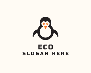 Penguin Zoo Animal  Logo
