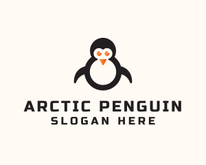 Penguin Zoo Bird logo design