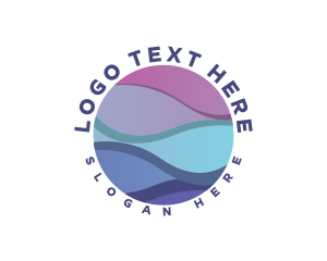 Digital Marketing - Global Creative Wave logo design