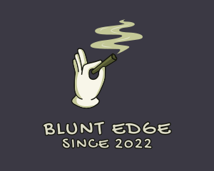 Blunt - Cannabis Marijuana Reefer logo design