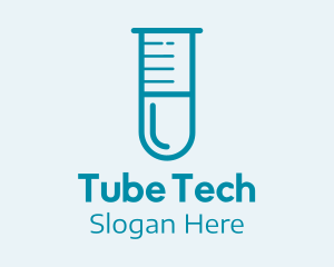 Tube - Science Test Tube logo design