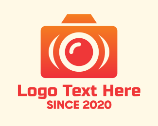 Orange Modern Camera Logo | BrandCrowd Logo Maker