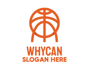 Orange Sports Basketball  Logo