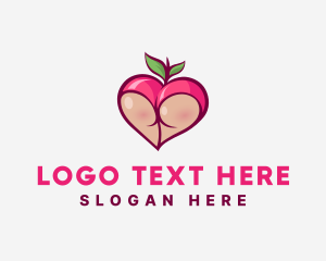Lingerie - Sexy Peach Butt logo design