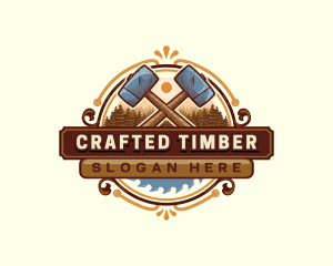 Woodwork - Hammer Masonry Woodwork logo design