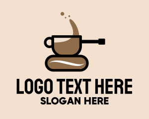 Brasserie - Coffee Cup Tank logo design