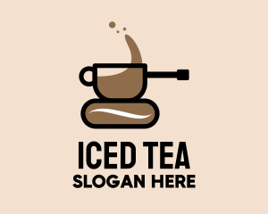 Coffee Cup Tank logo design